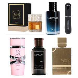 YARA + SAUVAGE + AMBER + BHARARA + KHAMRAH + PERFUMERO VIAJERO