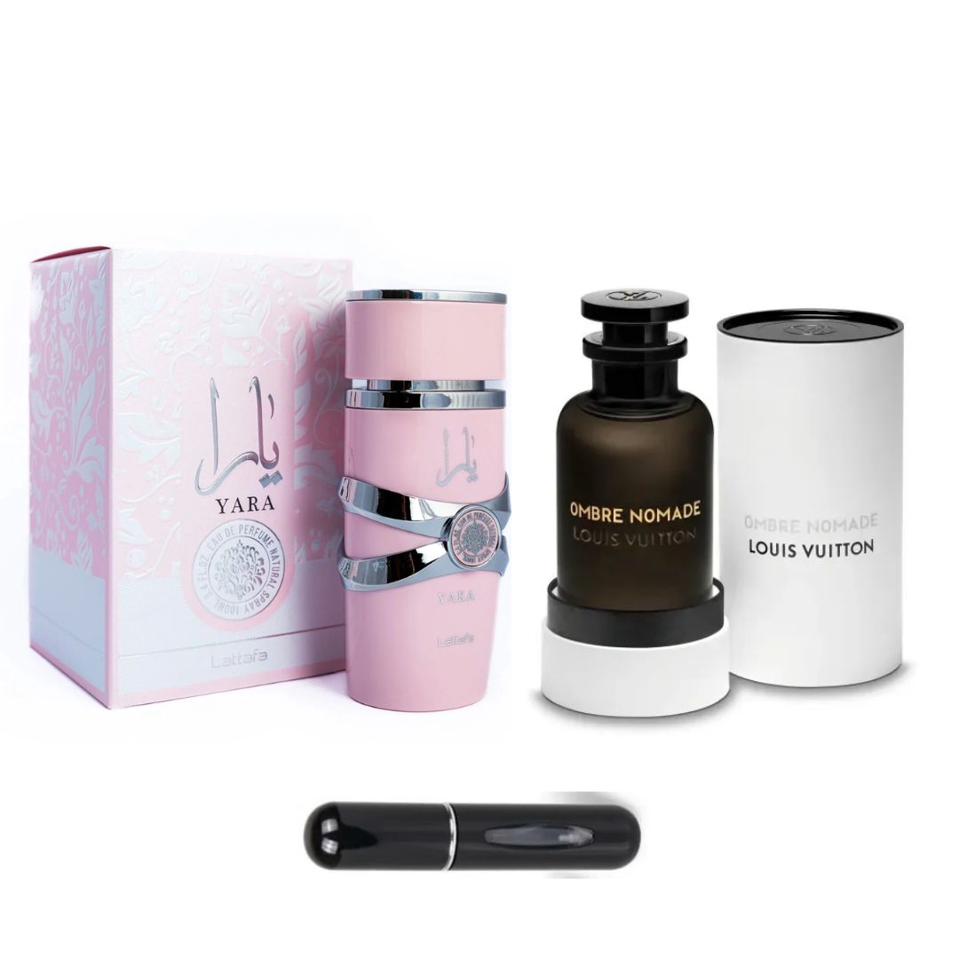 KIT YARA + OMBRENOMADA+PERFUMERO VIAJERO