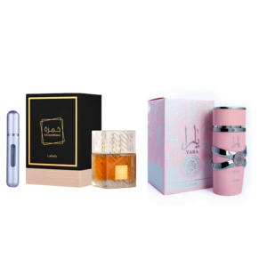 YARA + KHAMRAH ESTUCHE + PERFUMERO